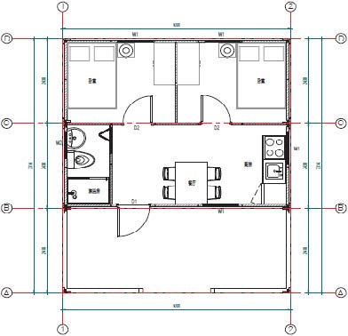 Hus 30 m2 2 sovrum